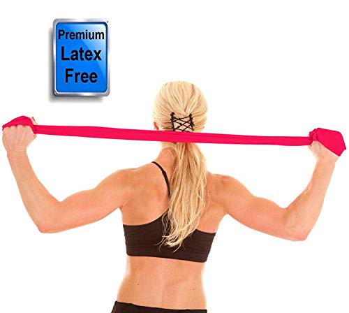 Resistance Band for Working Out | Super Exercise Bands 8,16,24 Yard Bulk Rolls |10 Strengths in Light Medium and Heavy Resistance Bands | Latex Free Workout Bands Including App and e-Book - size: 24 Yards, style: XXX Heavy
