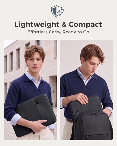 ProCase Laptop Sleeve 15" for MacBook Air/Pro 15 Inch M5/M4/M3/M2, Computer Case Also Compatible with 15" HP Dell ASUS Lenovo Acer Chromebook -Black - color: Black, size: 15-inch