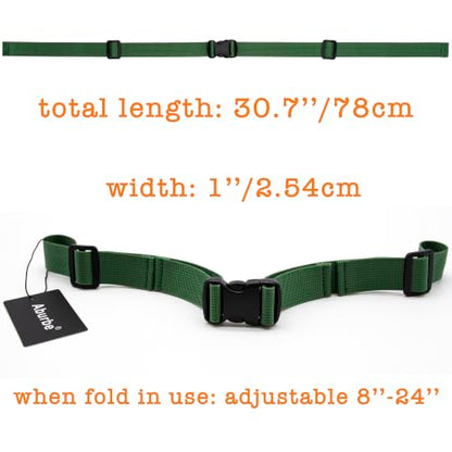 Backpack Chest Strap, Universal Add on Adjustable Sternum Strap, Chest Belt Replacement, with Heavy Duty Quick Release Buckle Clip, for Travel, Hiking, Camping, School - color: Sage Green