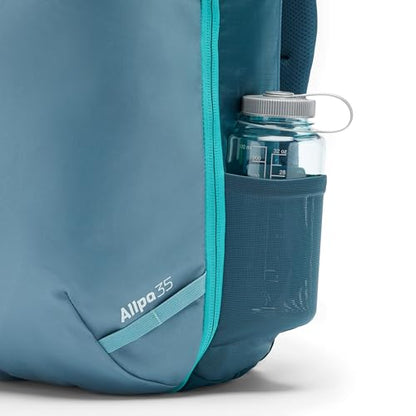Cotopaxi Allpa 35L Travel Pack, Blue Spruce and Abyss - color: Blue Spruce/Abyss