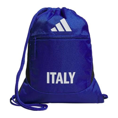 adidas Stadium Sackpack – Drawstring Backpack for Sports, Small Gym Bag, 13L - color: Italy