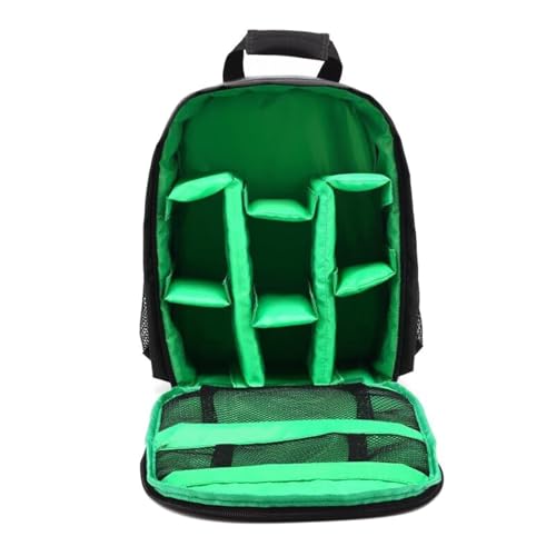 Camera Backpack Small Camera Backpack for Photographers DSLR Camera Waterproof Crossbody Waterproof DSLR Backpack Multi Camera Bag Gray (Green)