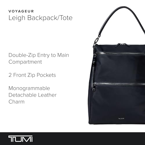 TUMI Voyageur Leigh Backpack/Tote Black/Gunmetal One Size - color: Black