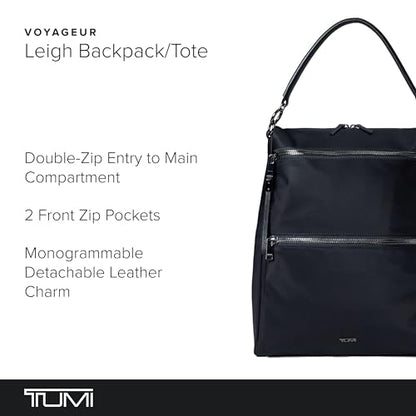 TUMI Voyageur Leigh Backpack/Tote Black/Gunmetal One Size - color: Black