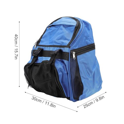 Zunate Large Capacity Sports Backpack, Oxford Cloth Bag with Laptop Compartment and Ventilated Mesh Pockets for Football Basketball Gear in Red, 40 X 30 X 25cm - color: Blue