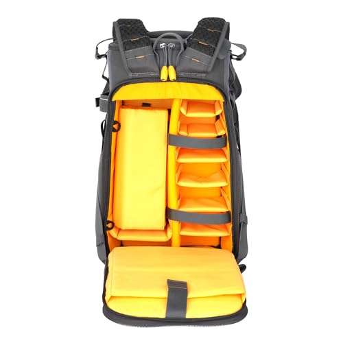 VANGUARD Alta Sky 52 Camera Backpack for DSLR or Mirrorless Camera with up to a 200-600mm lens, 20L Capacity, 16" Laptop Storage - size: Alta Sky 52