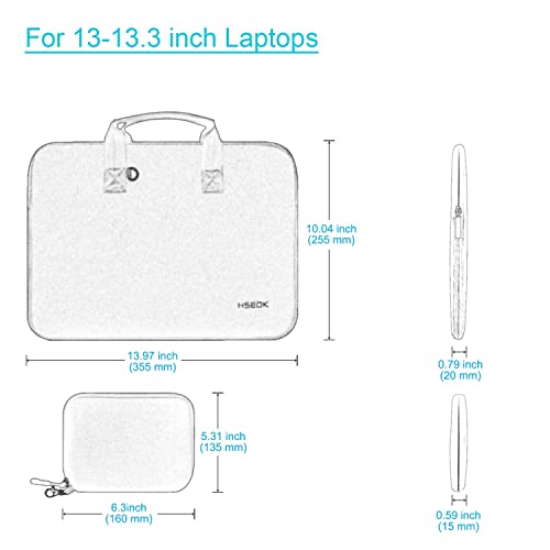 11.6 12.9 13 inch Elastic Laptop Sleeve with Small Case Compatible with 13 inch MacBook Neo Air Pro M5/M4/M3/M2/M1, iPad 13 12.9, XPS 13 and Most 11.6 12.9 13 inch Notebooks Tablets,L02P01 - color: L02p01, size: 11.6"-13"