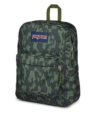 JanSport SuperBreak One Backpack - Durable, Lightweight Bag with 1 Main Compartment, Front Utility Pocket with Built-in Organizer, Premium Backpack, Camo Illusion - color: Camo Illusion
