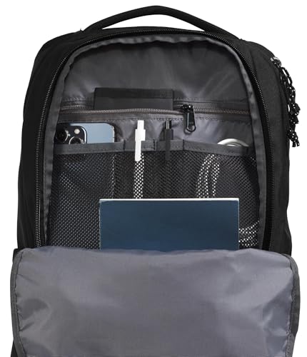 The North Face Lichen Daypack - Everyday Commuter Backpack, Laptop Sleeve, Water Bottle Pockets, Center Front Pouch, TNF Black/TNF White, One Size - color: Tnf Black/Tnf White