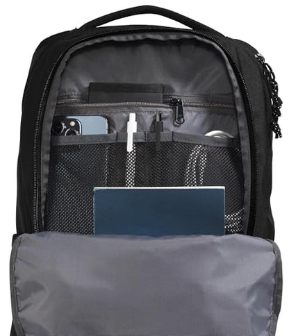 The North Face Lichen Daypack - Everyday Commuter Backpack, Laptop Sleeve, Water Bottle Pockets, Center Front Pouch, TNF Black/TNF White, One Size - color: Tnf Black/Tnf White