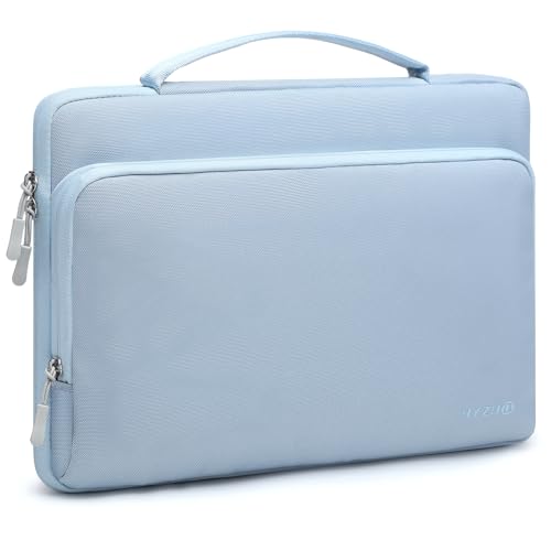 HYZUO 13.3-14 Inch Laptop Bag Case Sleeve for MacBook Pro 14 M5-M1 Pro/Max A3426 A3427 2026-2021, 13.3" MacBook Air/Pro, 13.8"/13.5" Surface Laptop/Book, 13" 13.3" HP Dell Lenovo Asus Acer, Pale Blue - color: Pale Blue, size: 13.3-14 Inch