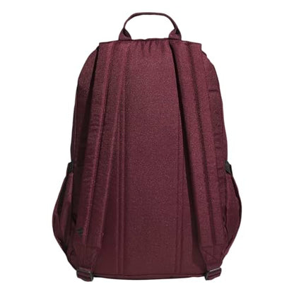 adidas Lineage Backpack for Laptop, School and Travel, 22L, Maroon/Black, OSFA - color: Maroon/Black