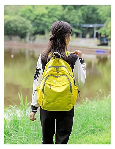 Geboldil Men's and women's lightweight foldable hiking travel backpack waterproof camping backpack green - color: Green