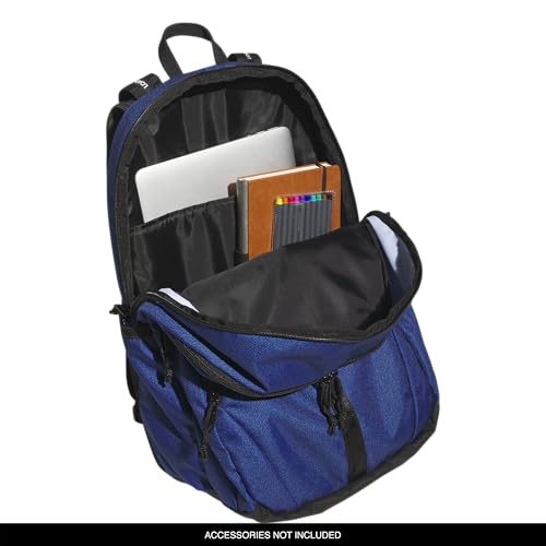 adidas Prime 7 Backpack for Laptop, School and Travel, 37L - color: Twill Bright Royal- Legend Ink/Black2