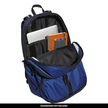 adidas Prime 7 Backpack for Laptop, School and Travel, 37L - color: Twill Bright Royal- Legend Ink/Black2
