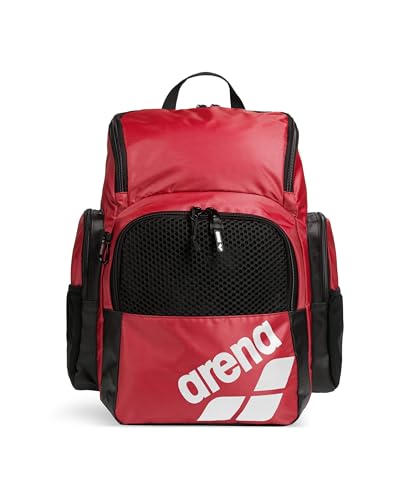 ARENA One Go Swim Sports Backpack Athletes Medium Size Equipment Bag 35 Liters - color: Red