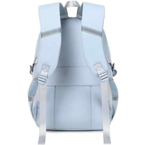 abshoo Big Student Laptop Backpack For College Women Middle High School Teen Girls Bookbag Travel Daypack (LightsteelBlue) - color: Lightsteelblue