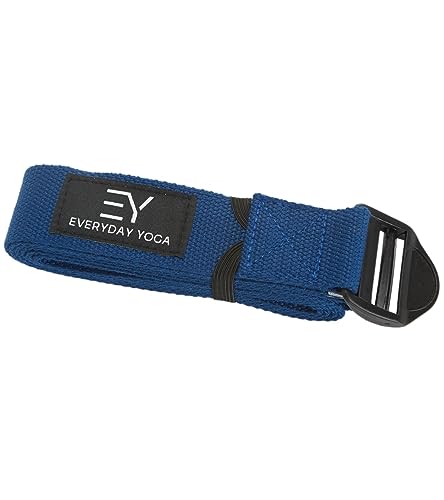 Everyday Yoga Super Strong Strap, Quiet Cinch Buckle, Stretching & Physical Therapy Fitness, Improve Flexibility - size: 6 Foot