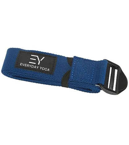 Everyday Yoga Super Strong Strap, Quiet Cinch Buckle, Stretching & Physical Therapy Fitness, Improve Flexibility - size: 6 Foot