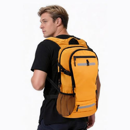 20L Hydration Backpack with 3L Water Bladder Water Backpack for Hiking Hydration Pack Insulated Daypack for Commuting Black - color: Orange