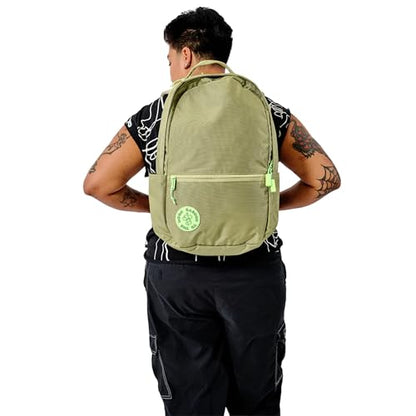 Baboon to the Moon City Backpack – Water-Repellent 16" Laptop-Friendly Backpack, Work, Travel, Gym Bag for Men & Women (Circuit) - color: Circuit