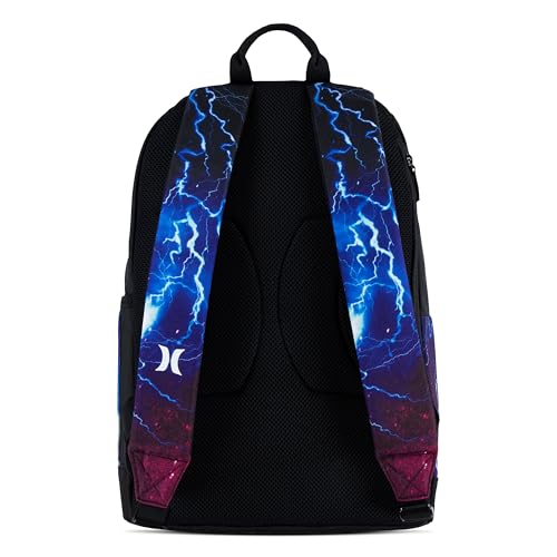 Hurley Unisex-Kids Graphic Backpack, Lightening, One Size - color: Lightening