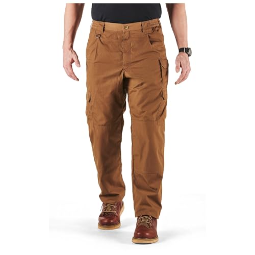 5.11 Tactical Pants for Men - Taclite Pro, Professional Cargo Work Pant, Ripstop Lightweight Performance, Style 74273ABR - color: Battle Brown, size: 30W x 30L
