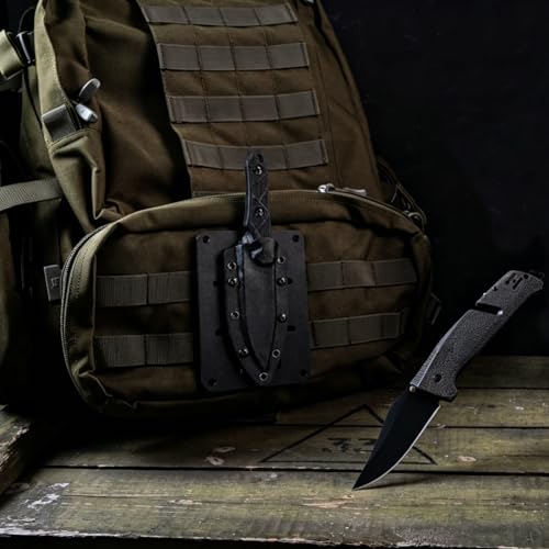 DEERCO Molle Hook and Loop Panel Insert-Tactical Bag Organizer Insert for Kydex Holster,Mag Carrier,Knife sheaths,Flashlight,Tourniquet and More - size: Small