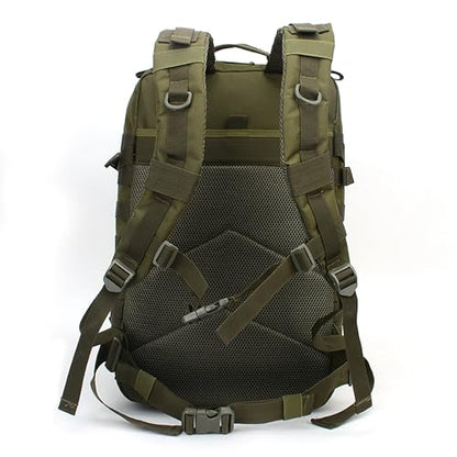 Lovelinks21 Hiking Assault Backpack Waterproof Motorcycle Backpack Bug Out Pack Rucksack for Outdoor Hiking - color: Green-2