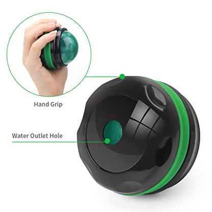 Coolrunner Massage Ball, Manual Roller Massager, Handheld Self Massage Therapy and Relax Full Body Tools for Sore Muscles, Shoulders, Neck, Arms, Legs, Back, Foot, Body (Green) - color: Green