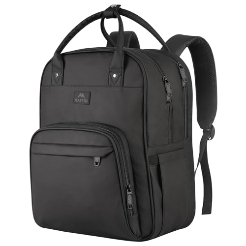 MATEIN Nurse Backpack, 17 Inch Extra Large Waterproof Laptop Backpack with Removable Organizer, Anti Theft Padded Womens Work Clinical Bag for Business, College, Travel, Home - color: Black, size: 17 Inch