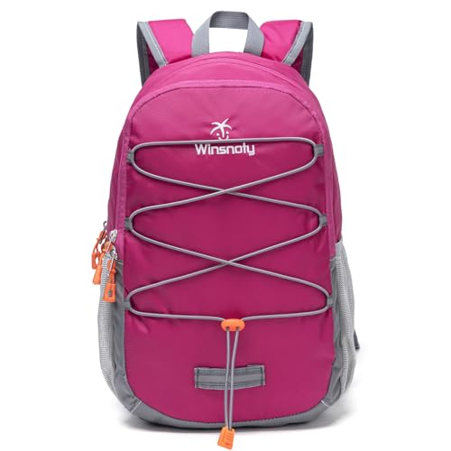 Small Hiking Backpack for Kids Boys or Girls, Ages 3-6, Fit Outdoor Sport Adventure (Rose, Small) - color: Rose