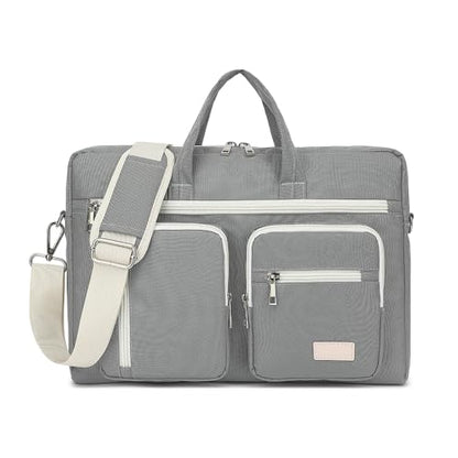 15-15.6 inch Laptop Shoulder Bag, for MacBook Pro 16, Hp Lenovo Dell 14 inch Waterproof Messenger Bag Case Sleeve (gray) - color: Gray