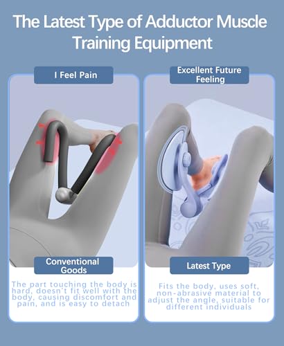 Pelvic Floor Exercise Device Available in 35 lb and 49 lb Resistance, Kegel and Inner Thigh Muscle Trainer, Home Workout Equipment for Postpartum Recovery, Women and Men, with Band - color: Blue
