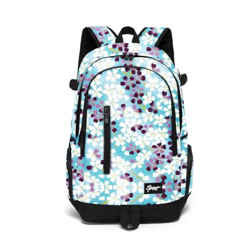 rickyh style School Backpack Travel Bag for Men & Women Lightweight College Back Pack with Laptop Compartmen - color: 01zbh