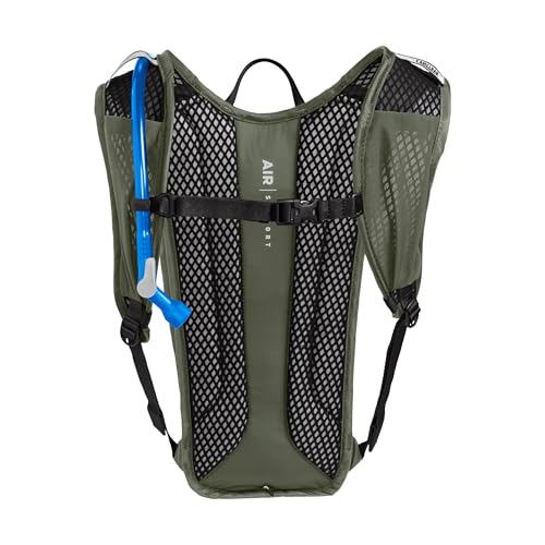 CamelBak Rogue Light 7 Hydration Backpack with Crux Reservoir, Lightweight Ventilated Design for Biking and Hiking - color: Dusty Olive 2.0