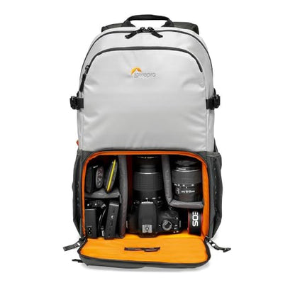 Lowepro LP37238-PWW Truckee BP 250 LX Outdoor Camera Backpack, Fits 15 inch Tablet, for Compact DSLR/Mirrorless, for Sony, Canon, Nikon, 1-2 Lenses, Gimbal, Video Drone, DJI, Osmo, Mavic, Light Grey - size: 250 LX, style: Truckee Bp 250 Lx (Grey)