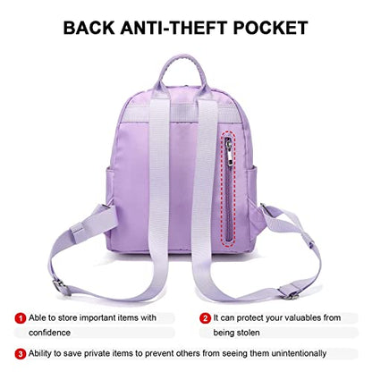 LOVEVOOK Backpack for Women Light Weight Waterproof Backpack Purses Daily Backpack… | Light Weight - color: Purple