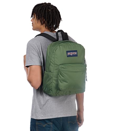 JanSport Superbreak Backpack - Durable, Lightweight Premium Backpack, Cargo Green - color: Cargo Green