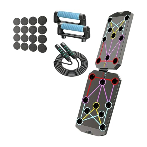 Multifunction Foldable Push Up Boards Portable Push Up Boards Fitness Equipment for Strength Training and Muscle Building Foldable Pushup Board - color: B