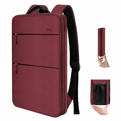 ZINZ Slim & Expandable Laptop Backpack 15 15.6 16 Inch Case, Water Resistant Travel Backpack Compatible with MacBook Pro/Neo 16" 15", Dell XPS 15 16 and Most 15" 15.6" 16" Notebooks，R01D02 - color: R01d02, size: 15"-16"