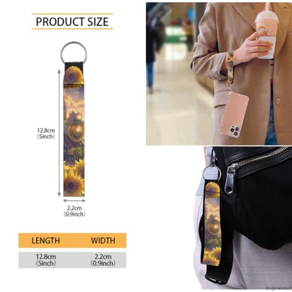 ZDCUSTOM Sunflower Train Backpack with Lunch Box for School, 17 Inch Bookbag Set for Kids School Backpack with Water Bottle Sleeves, Pencil Case Pouch, Keychain, Back to School Supplies - color: Sunflower Train