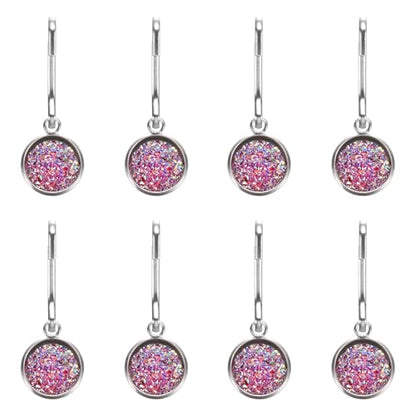 uxcell Zipper Pulls Charm, Zipper Pull Replacement Repair Zip Head Handle for Luggage Clothing - color: Purple