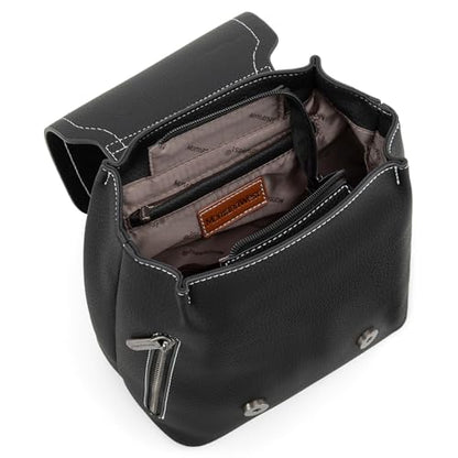 Montana West Black Mini Backpack Purse for Women Vegan Leather Small Womens Backpack Cute Convertible Shoulder Bag - color: Black