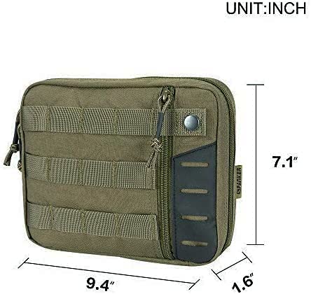 EXCELLENT ELITE SPANKER Molle Admin Pouch Tactical EDC Tool Pouch - color: Ranger Green