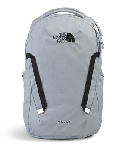 The North Face Vault Everyday Laptop Backpack - Commuter Travel Bag, Water-Repellent Finish, Spacious Compartment, Mid Grey Dark Heather/TNF Black-NPF, One Size - color: Mid Grey Dark Heather/Tnf Black-npf