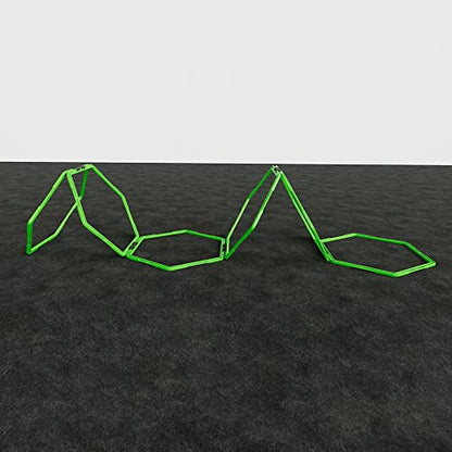 Power Systems Hex Agility Rings, Ladder, Hurdle Set All in One - Use Indoors or Outdoors for Speed & Skill Training