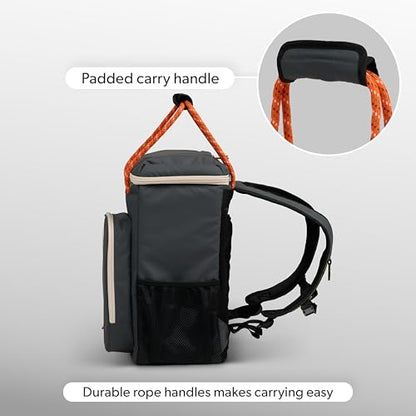 Igloo Soft Cooler Bag | Summit Series | Insulated Cooler Tote | Backpack Cooler - color: Tactical Gray 24 Can