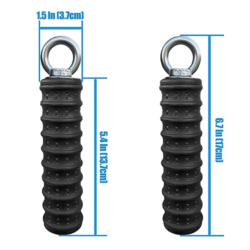 BLUSLM Ergonomic Tricep Rope Pulldown Attachments, Upgraded 27 32 40 & 47 Inch Extra Long Triceps Rope Cable Attachments for Gym, LAT Pull Down Bar for Cable Machine, Tricep Workout Cable Attachments - color: SINGLE HANDLE-2