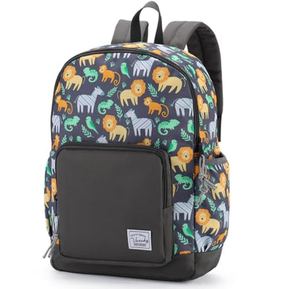 VASCHY Kids backpacks, Cute Lightweight Water Resistant Preschool Backpack for Boys and Girls Chest Strap | Cute - color: Cute Lions, size: Small (4-6 Yrs) - 15'' H